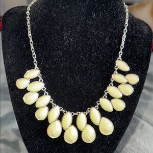 NWT Liz Claiborne necklace with silver hardware